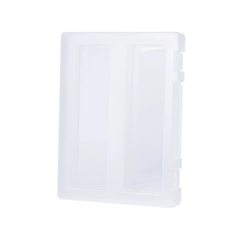 Portable File Box with Handle Buckle Locks Transparent Documents Box Waterproof Dustproof for Students School