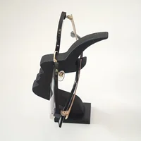 1pc Unique Curved Eyeglass Holder Stand Secure & Artistic Storage Solution Elevate Desk or Nightstand Decor Practical Minimalist 4