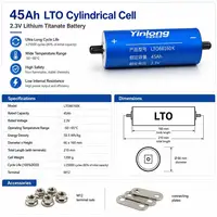 Batterie au lithium titanate Yinlong 2.3V 45Ah & 12V 45Ah 66160 LTO pour démarrage de voiture 13.8V, portable, boîtier transparent, DIY + chargeur 5A, stock UE 3
