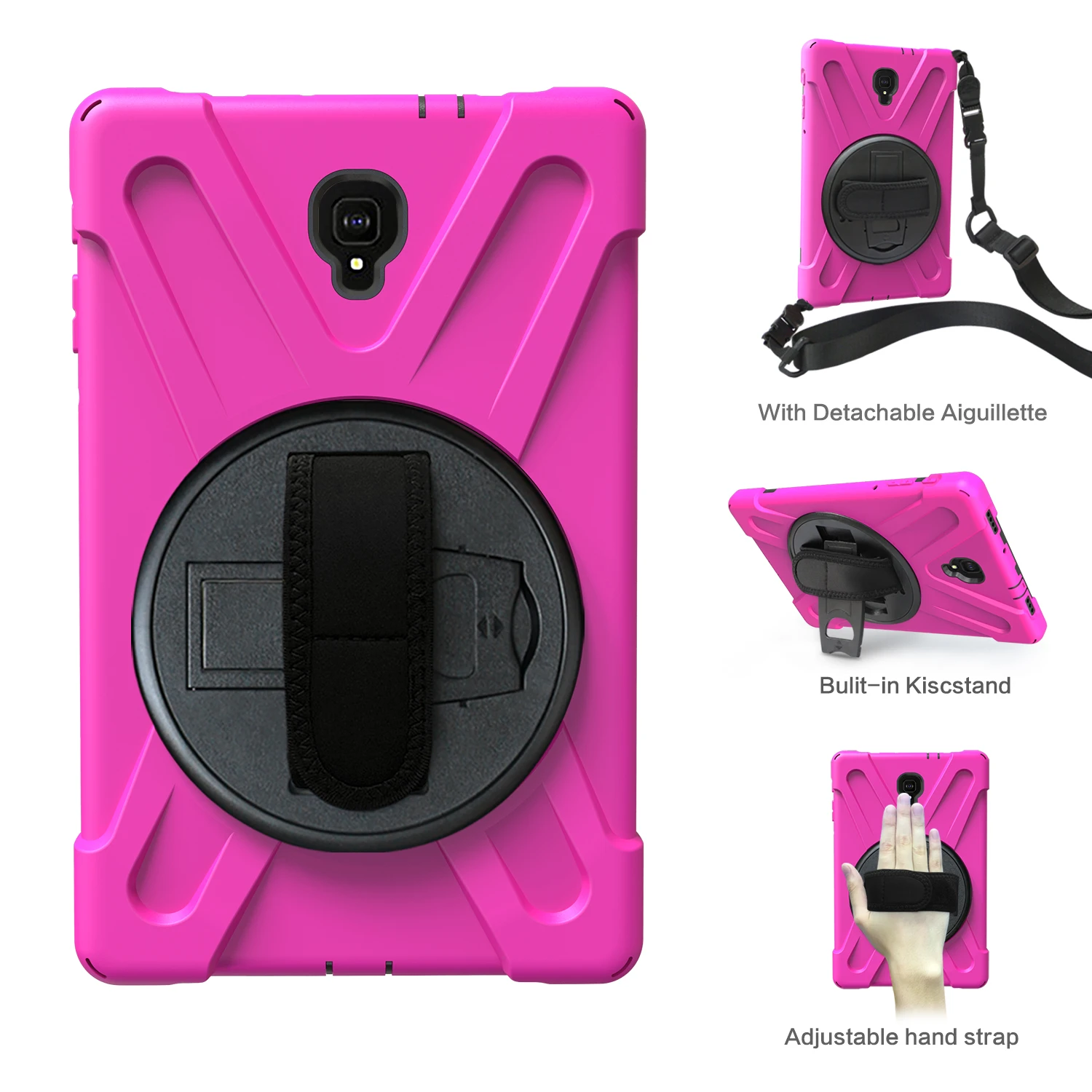 Polegadas Case Rotativo para Samsung Galaxy Tab um 105 T590 Sm-t595 T597 Sm-t590 Ombro Tablet s 360