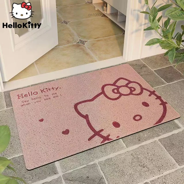 80x120CM Cartoon Saniro Hallo Kitty Teppich Kawaii Hause Weiches Fell  Teppiche Kinder Mädchen Schlafzimmer Wohnzimmer Boden