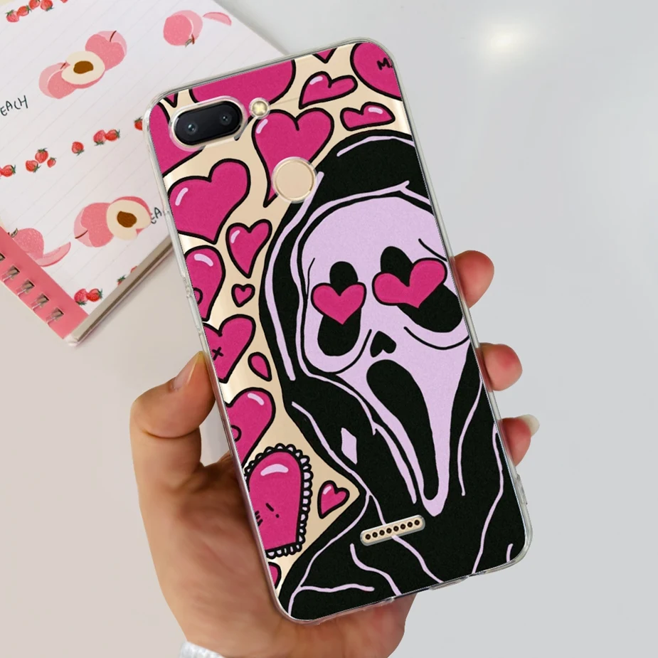 Cute Painted Clear Silicone Phone Case - Soft TPU Shell with Bumper Protection