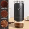 New Portable USB Electric Coffee Bean Grinder 40 Gears External Adjustable Rechargeable Grinders Household Mini Coffee Machine 2