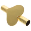 Holder for Cemetery Wall Vase Decorations Hanging Planter Metal Vases Heart Shaped Golden 1
