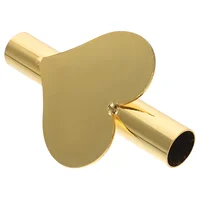 Holder for Cemetery Wall Vase Decorations Hanging Planter Metal Vases Heart Shaped Golden 1