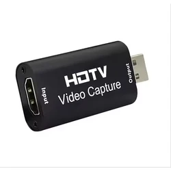 Ultra HD Video Capture Card for Recording & Live Streaming (Metal Black)