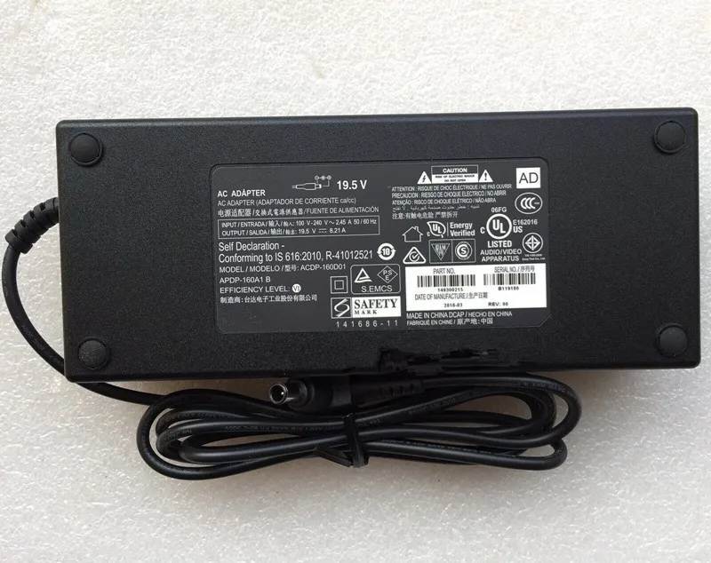ACDP-160D01 브라비아 TV 19.5V 8.21A 전원 공급 장치 AC 어댑터 ACDP-160A1B ACDP-160A1A ACDP-160D02 ACDP-160E01