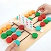 Montessori Learning Toys Mobile Color and Shape Puzzle Matching Brain Teasers Logic Game Early Educational Wooden Toys for Kids 1
