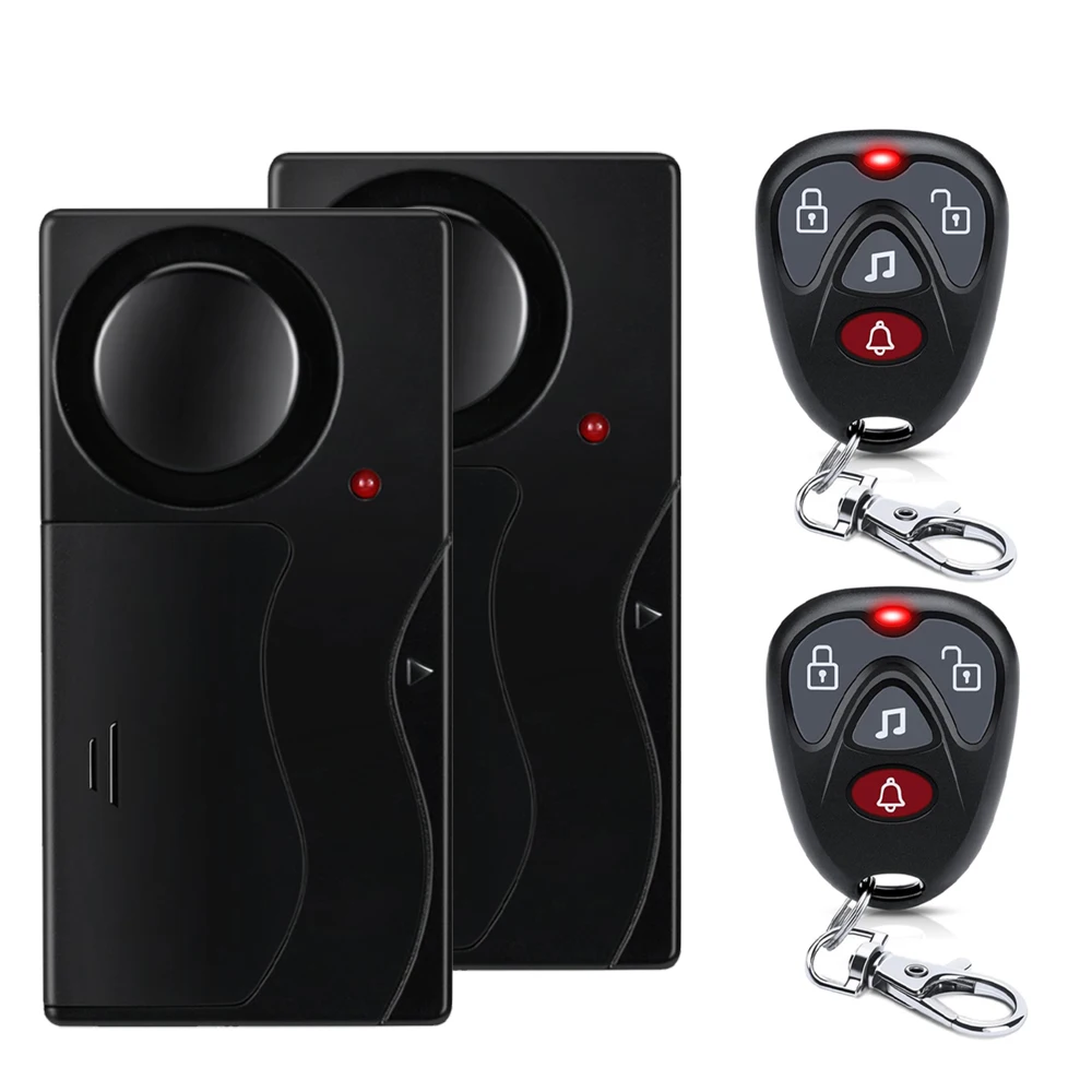 Enhanced Wireless Anti-Theft Vibration Alarm with Sound and Light for Bikes and Motorcycles