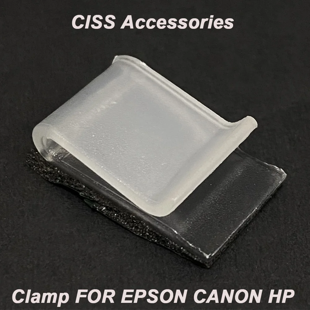 20PCS CISS Accessories DIY Ciss line Securing clip Clamp Self adhesive