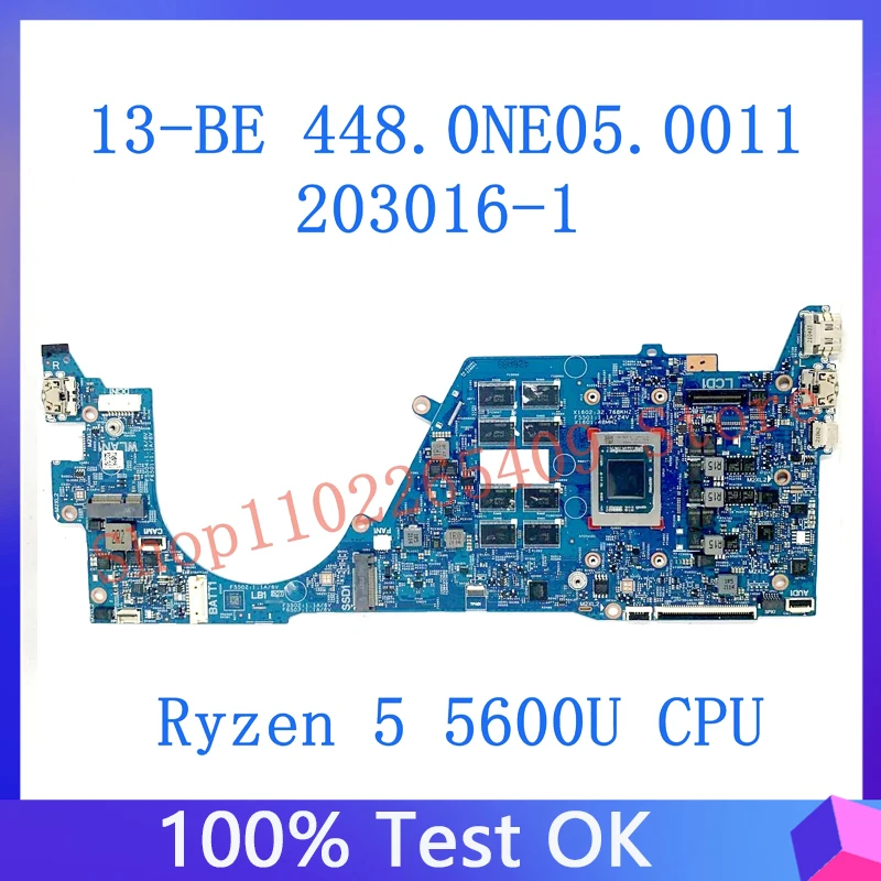 

448.0NE05.0011 High Quality Mainboard For HP Pavilion AERO 13-BE Laptop Motherboard 203016-1 With Ryzen 5 5600U CPU 100% Test OK