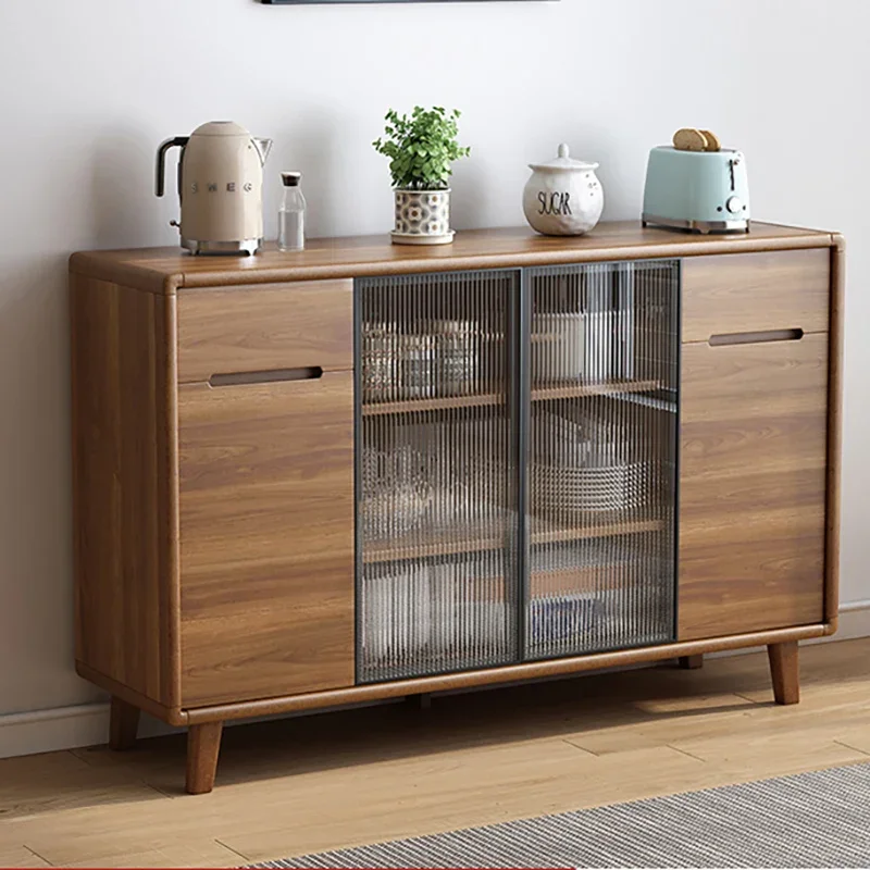 Sideboard Complete Kitchen Coffee Corner Cupboard Muble Cuisine Mobile et Wheel Dining Room Minimalist Showcase Furniture