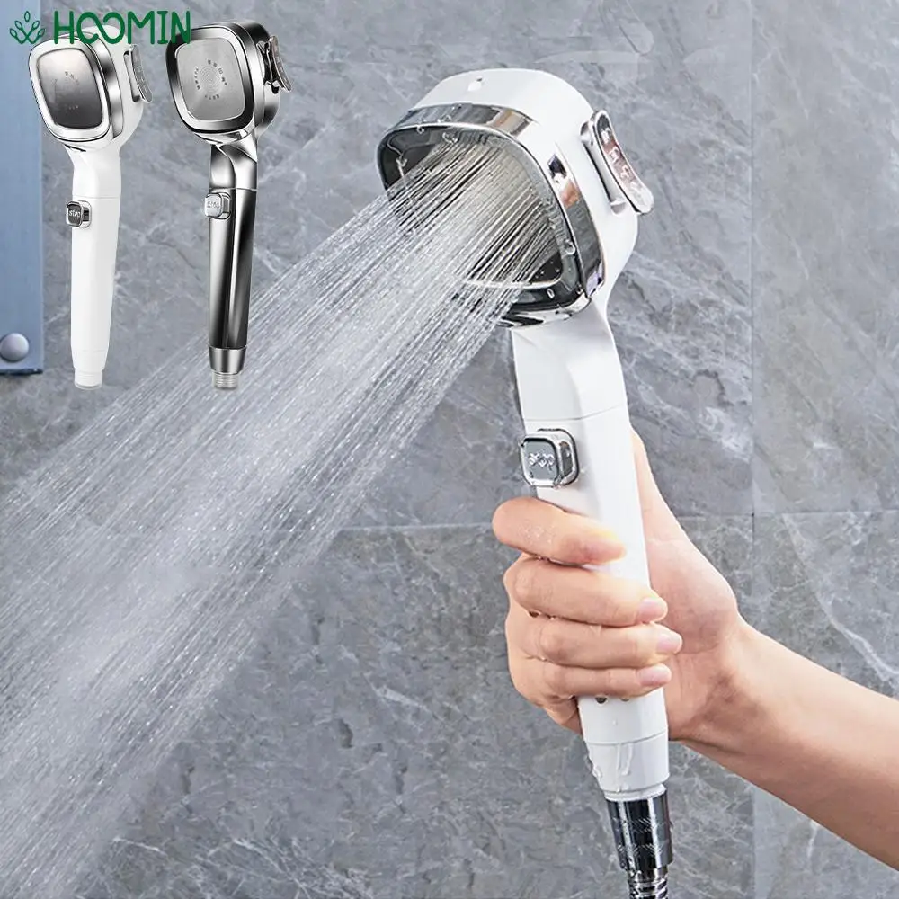 

4 Modes Adjustable High Pressure Shower Head Water Saving Shower Nozzle With Switch Bathroom supplies