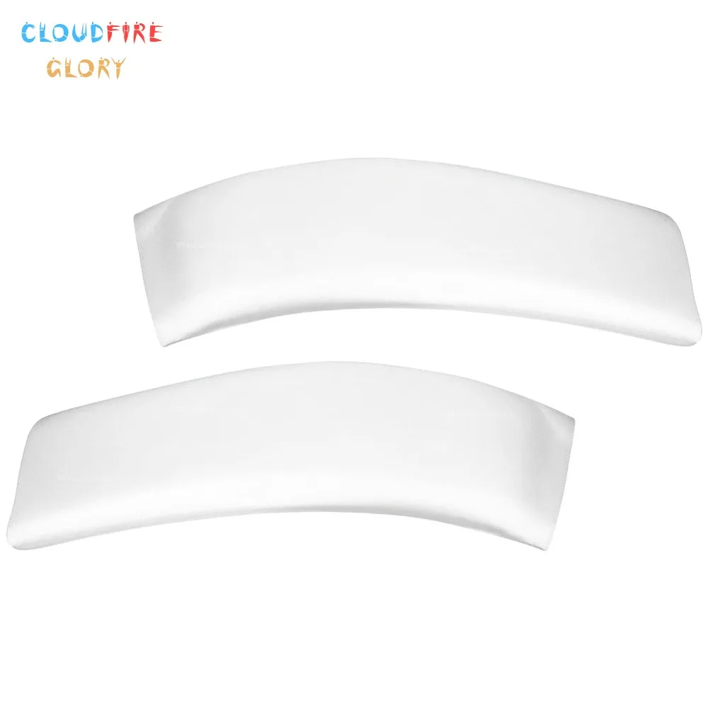 

YC3Z-2551729 YC3Z-2551728 Pair Left Right Side Roof Molding Plastic White For Ford Super Duty Upgraded 1999-2007