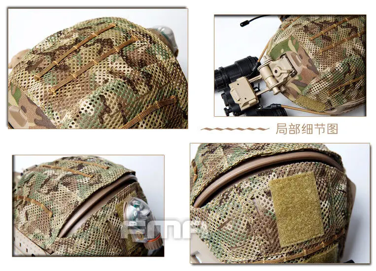 FMA Taktische Helmtuchhülle für AF-Helm Jagd Airsoft TB1282 – Detail 7