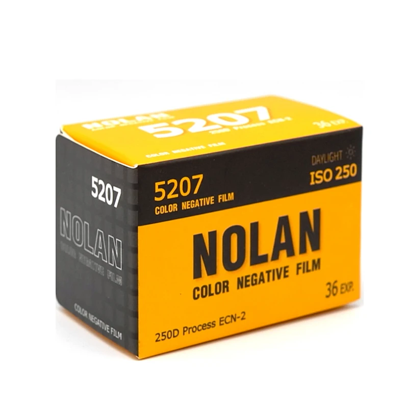 Nolan-컬러 필름 롤 네거티브 필름 ECN2 프로세싱 Iso 5207 36EXP/Roll, 50 롤 135 250D 250