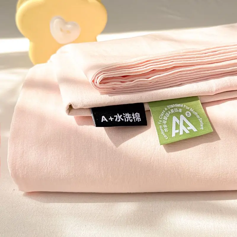 Bed Sheet Household Washable Cotton Skin-friendly Soft Bedding Luxury Breathable Bedspread Adults Students Universal Daily Ins 5