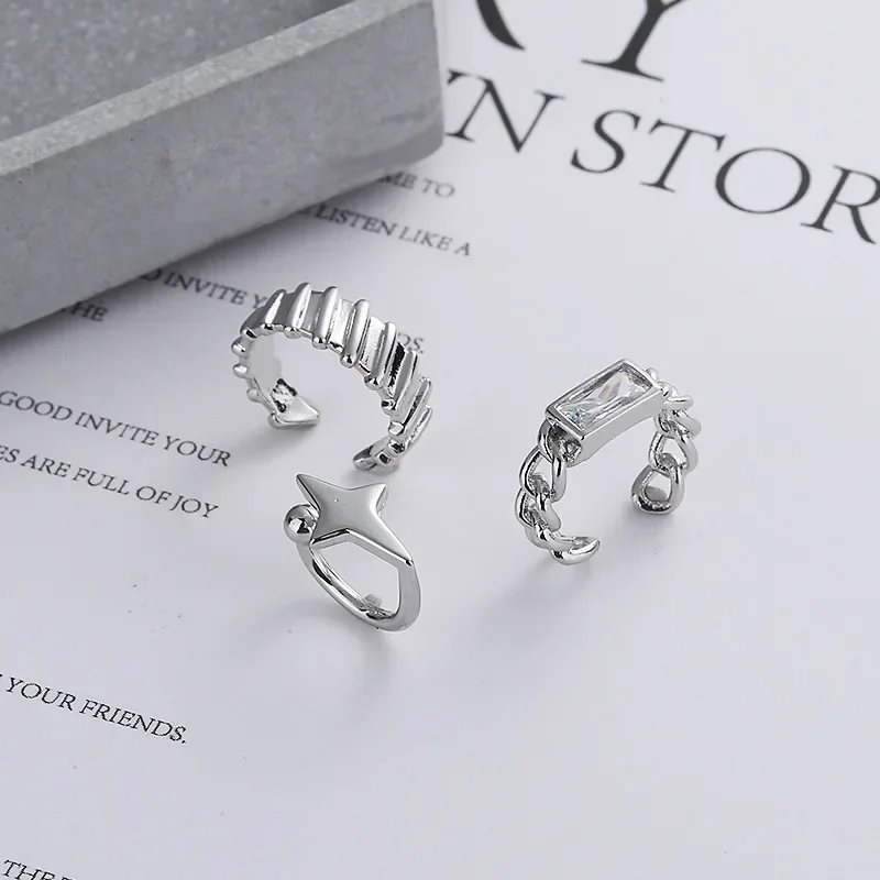 Ear Clip Earrings Clip Earrings Ear Clip Ear Accessories Simple Small Star For Women Girls