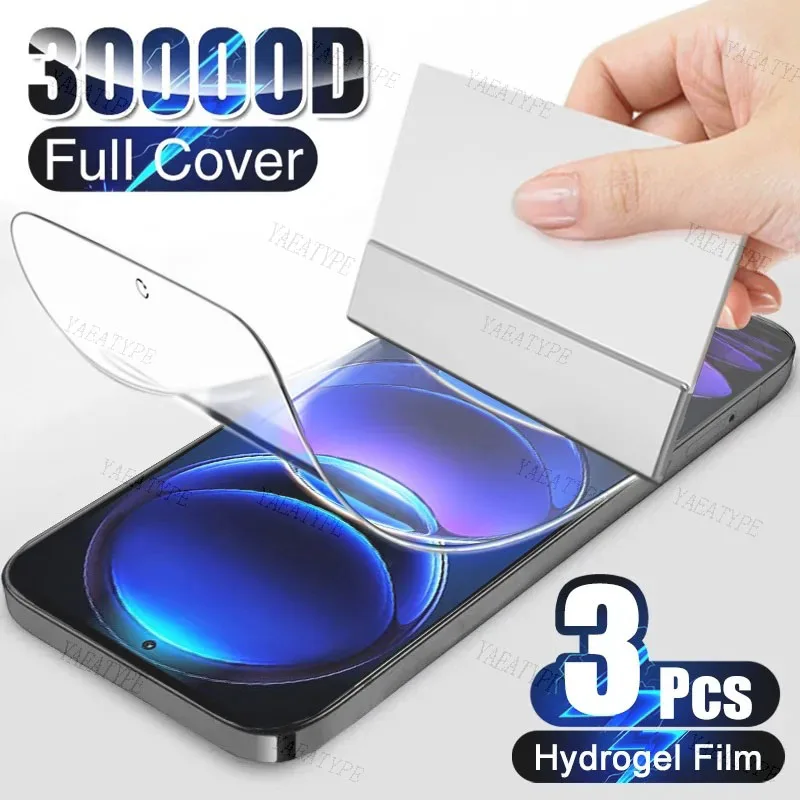 Pellicola Idrogel 3 Pezzi Per Tecno Pova 5 Free Fire 6.78 "Tecno Pova5 Pova5 Pellicola Protettiva Per Schermo