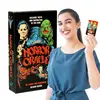 Classic Horror Tarot Cards Psychological Oracle Deck Portable Classic Horror Oracle Full English Version 50-Card Cards Game 2