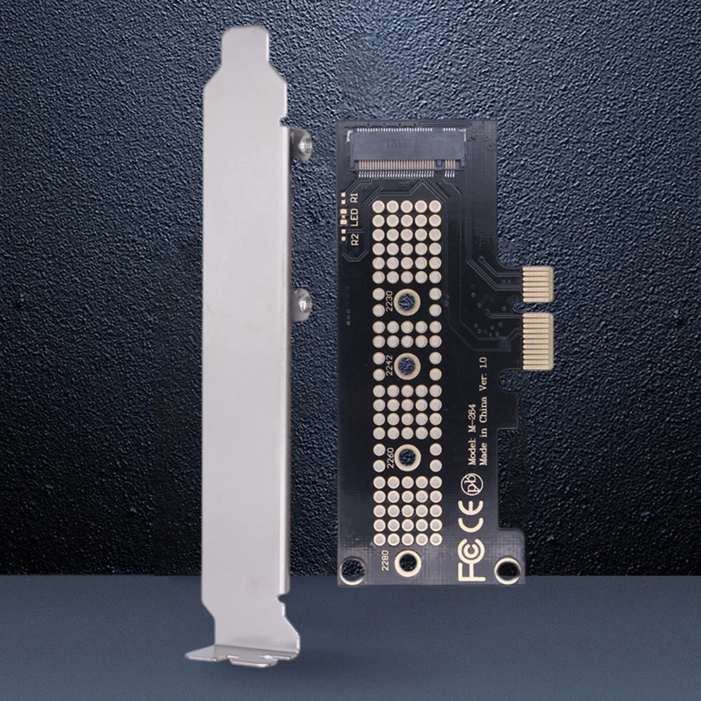 M2 NGFF SSD to PCI-E X1 Adapter Card for NVMe SSD