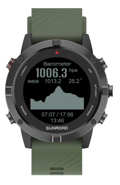 야외 모험 애호가를 위한 필수품: SUNROAD GPS 야외 나침반 시계