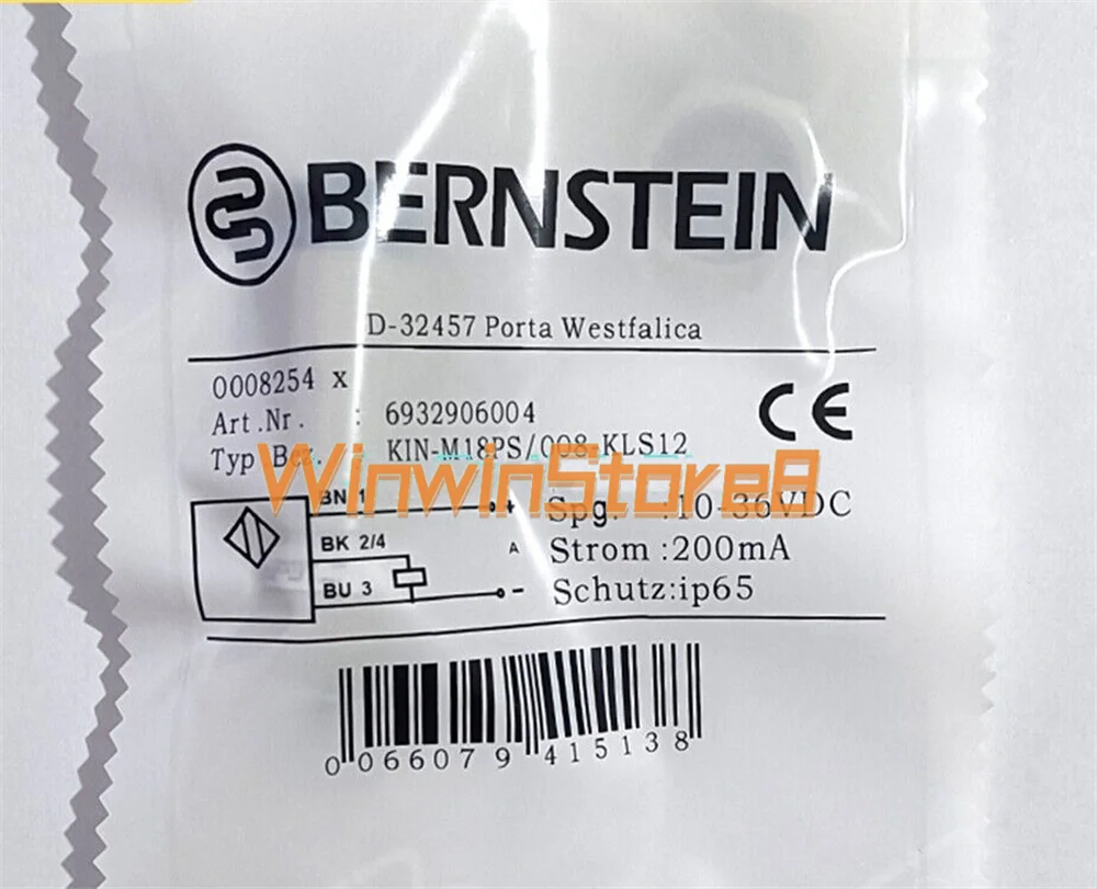 

Датчик приближения Bernstein KIN-M18PS/008-KLS12, 1 шт.