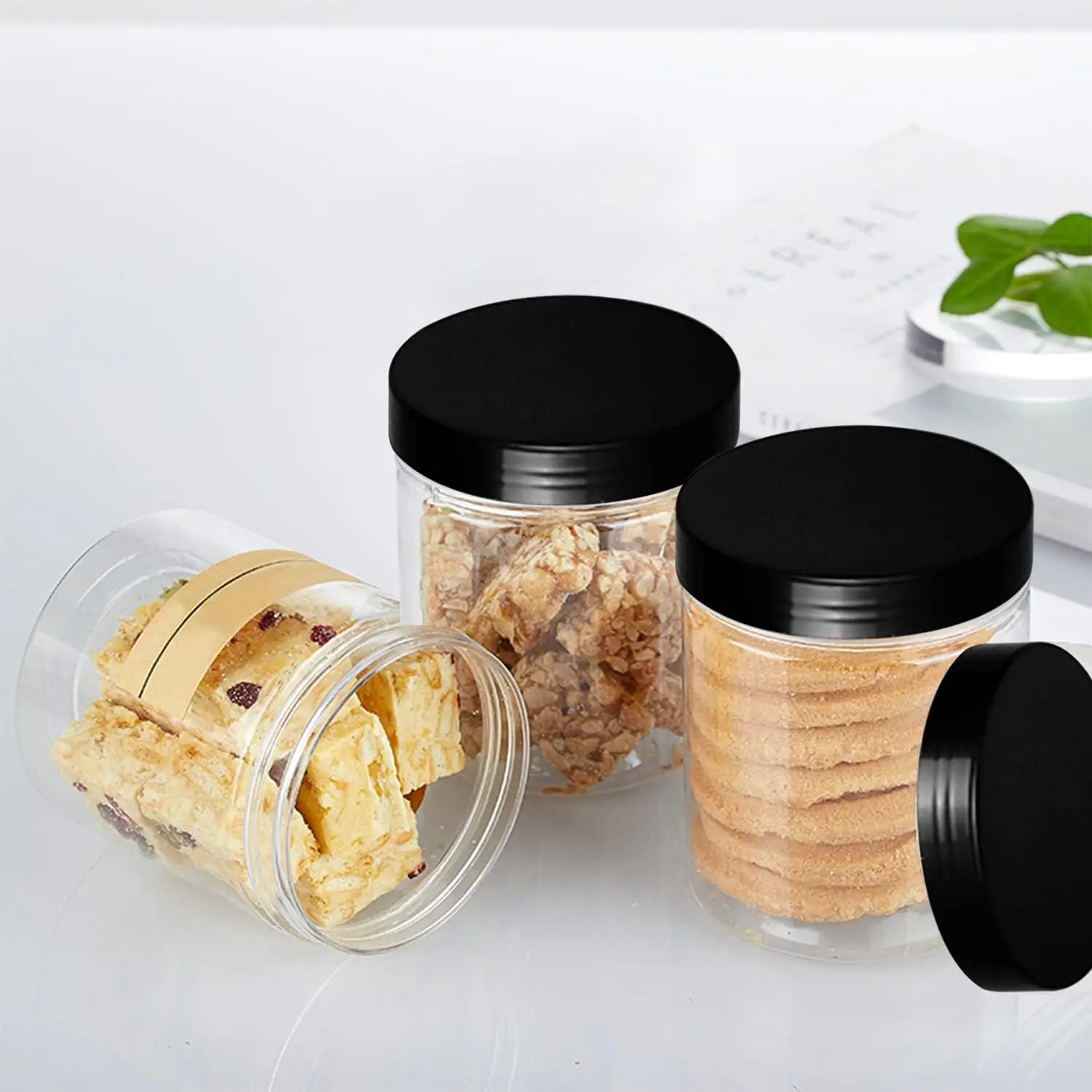 Rosenstein & Söhne contenitori per alimenti senza BPA: Set di 8 contenitori per alimenti con coperchio a clip, senza BPA (contenitori per alimenti senza BPA