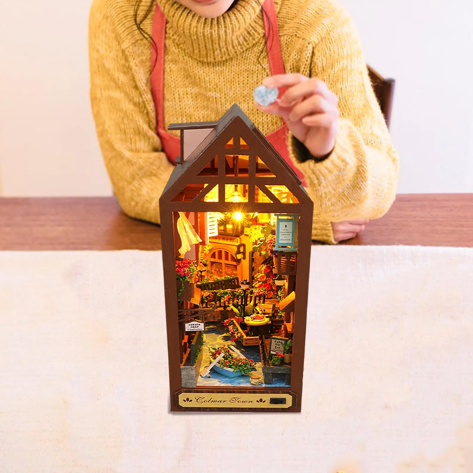 

DIY Booknook s дисплей поделки книжная подставка s для детей подарок для детей