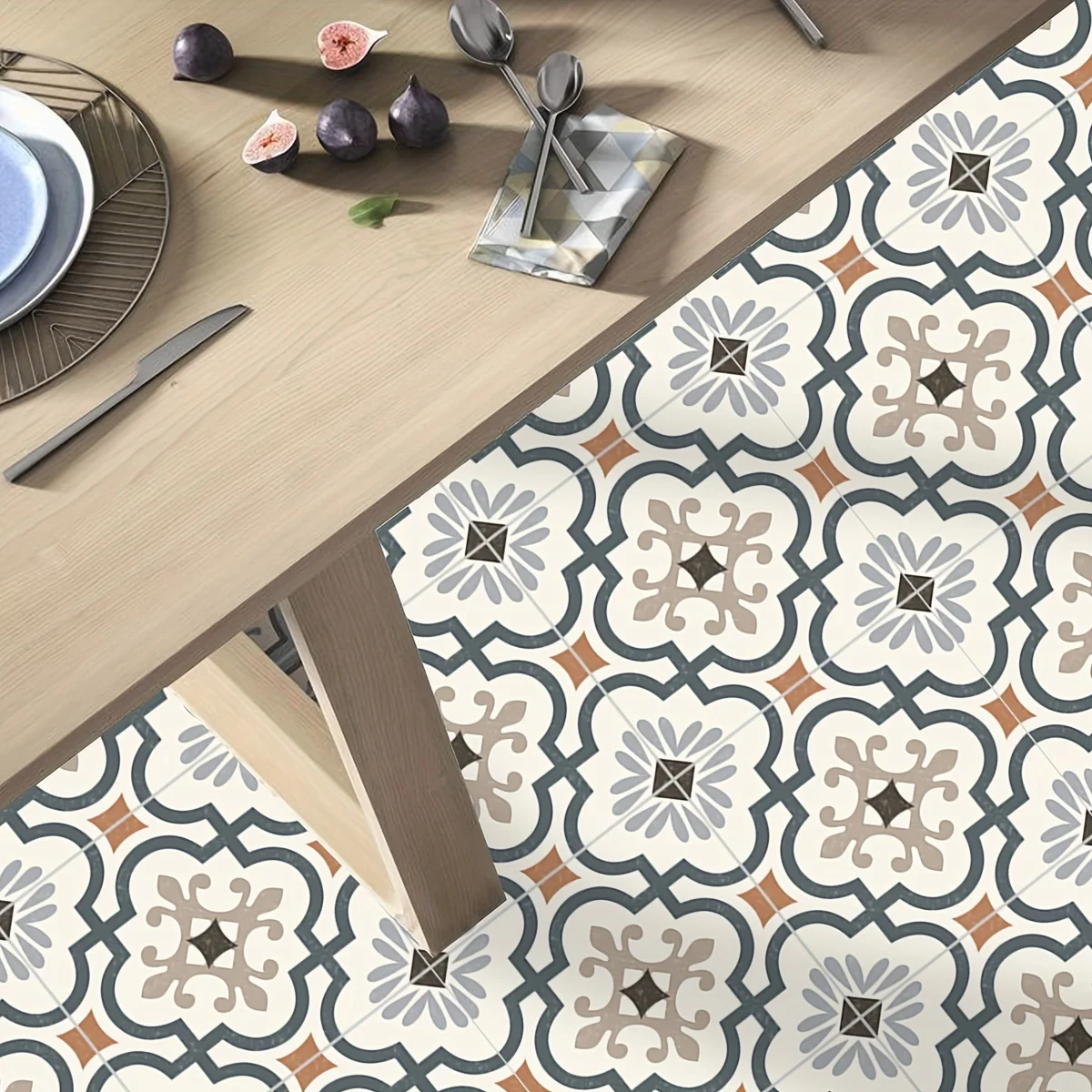 Simple home living room tile sticker decoration