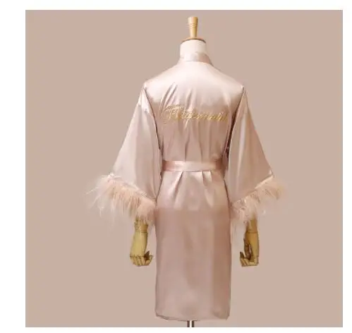 champagne bridesmaid