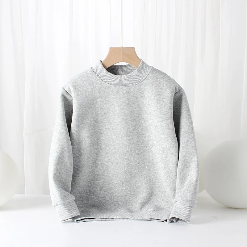 thumbnail image 1 of Ropa de invierno de manga larga con forro polar para niños, Material polar grueso cálido con corona alta, estilo Simple, 1 of 4
