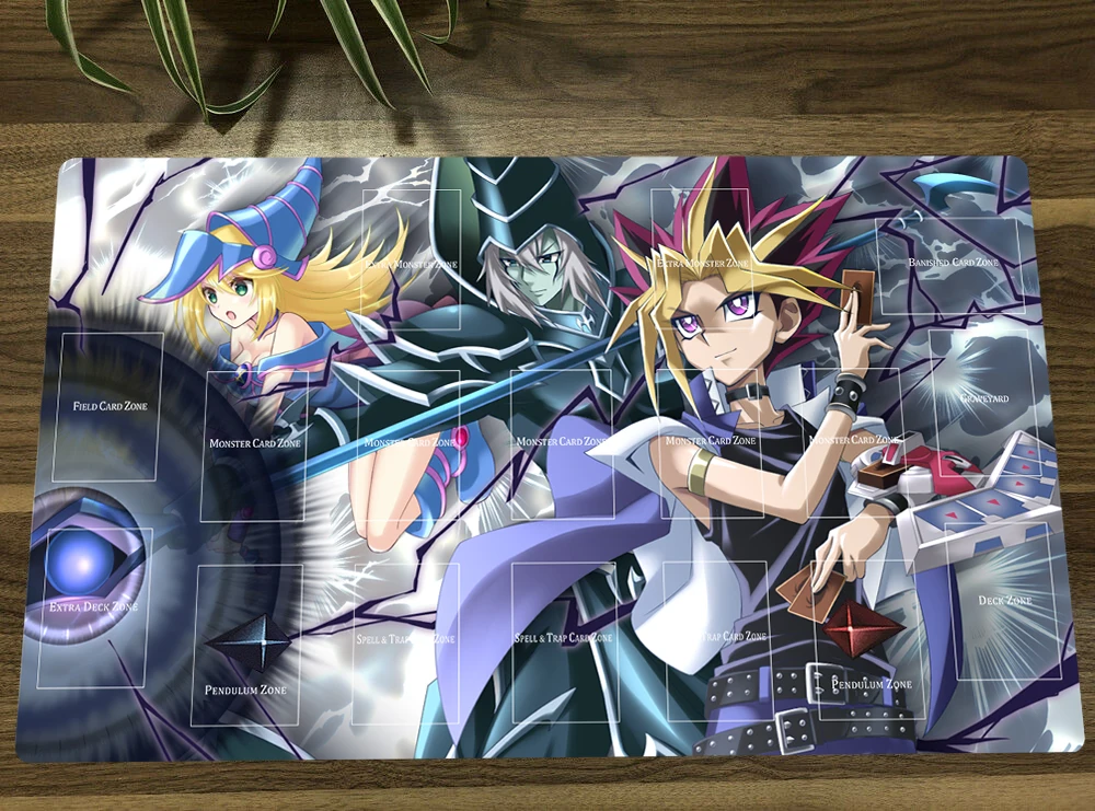 YuGiOh Yugi Muto TCG Mat Trading Card Game Mat CCG Playmat Rubber Mouse