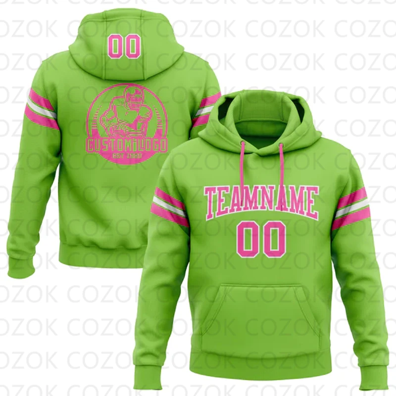 Customized Hoodie Light Blue Colour Jersey 3D Printed  Unisex Pullovers Hoodie Casual Sweatshirts