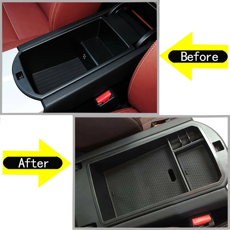 ABS 플라스틱 자동차 팔걸이 센터 보관함, 컨테이너 장갑 정리 케이스, BMW X3 F25 X4 F26 2011-2017 인테리어 액세서리
