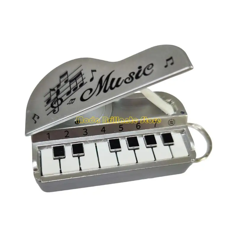 Desktop Klavier Keychain süße Musikspielmaschine Buntes Bag Anhänger Y08E – Detail 7