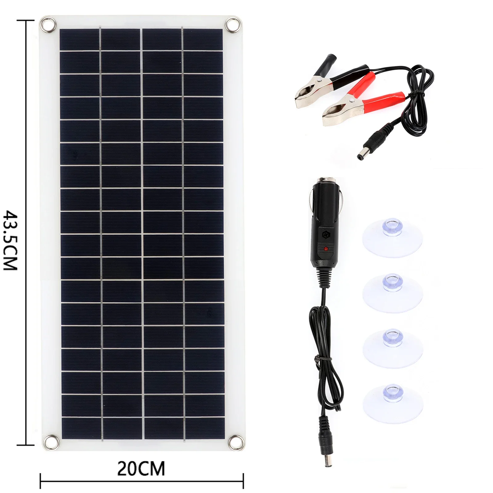 ตัวเลือกสินค้า แผงโซลาร์เซลล์ 30W 12V ชาร์จเร็ว Dual USB ควบคุมอัจฉริยะ