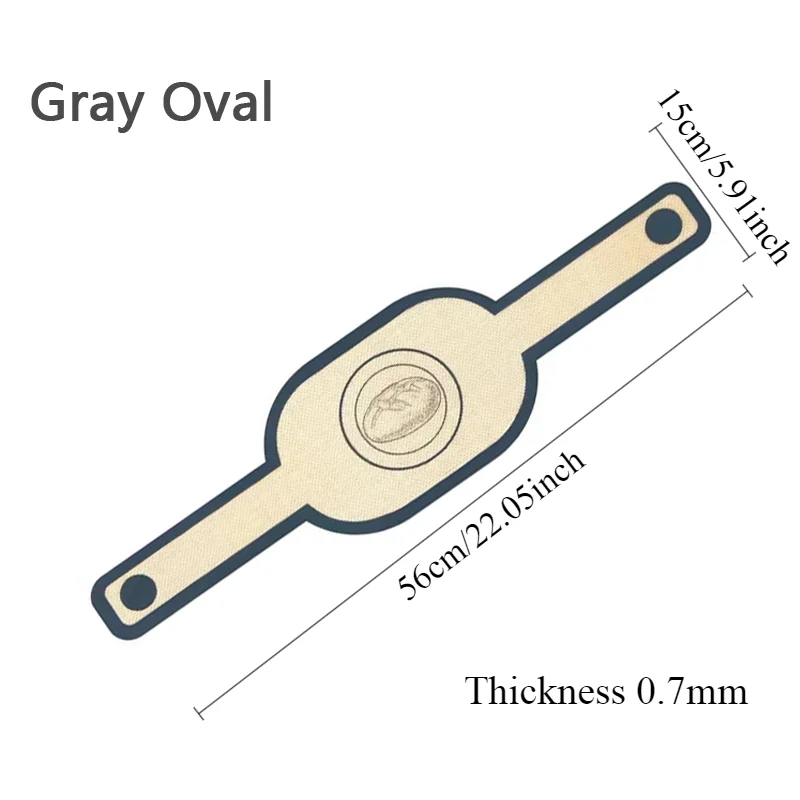 Gray oval
