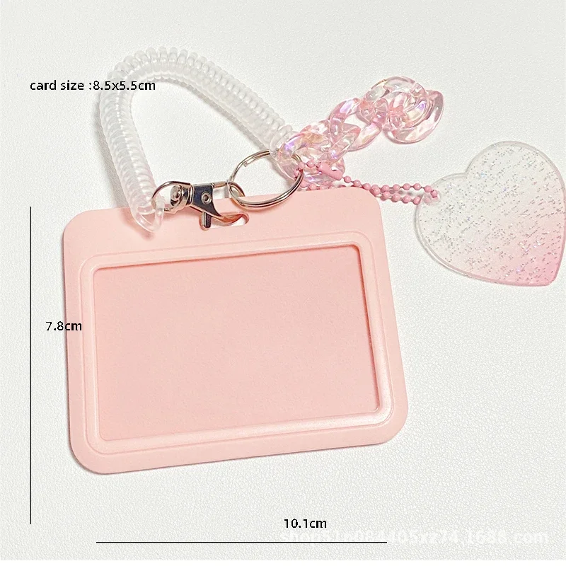 Kpop Idol Photocard Holder Binder with School Bag Pendant