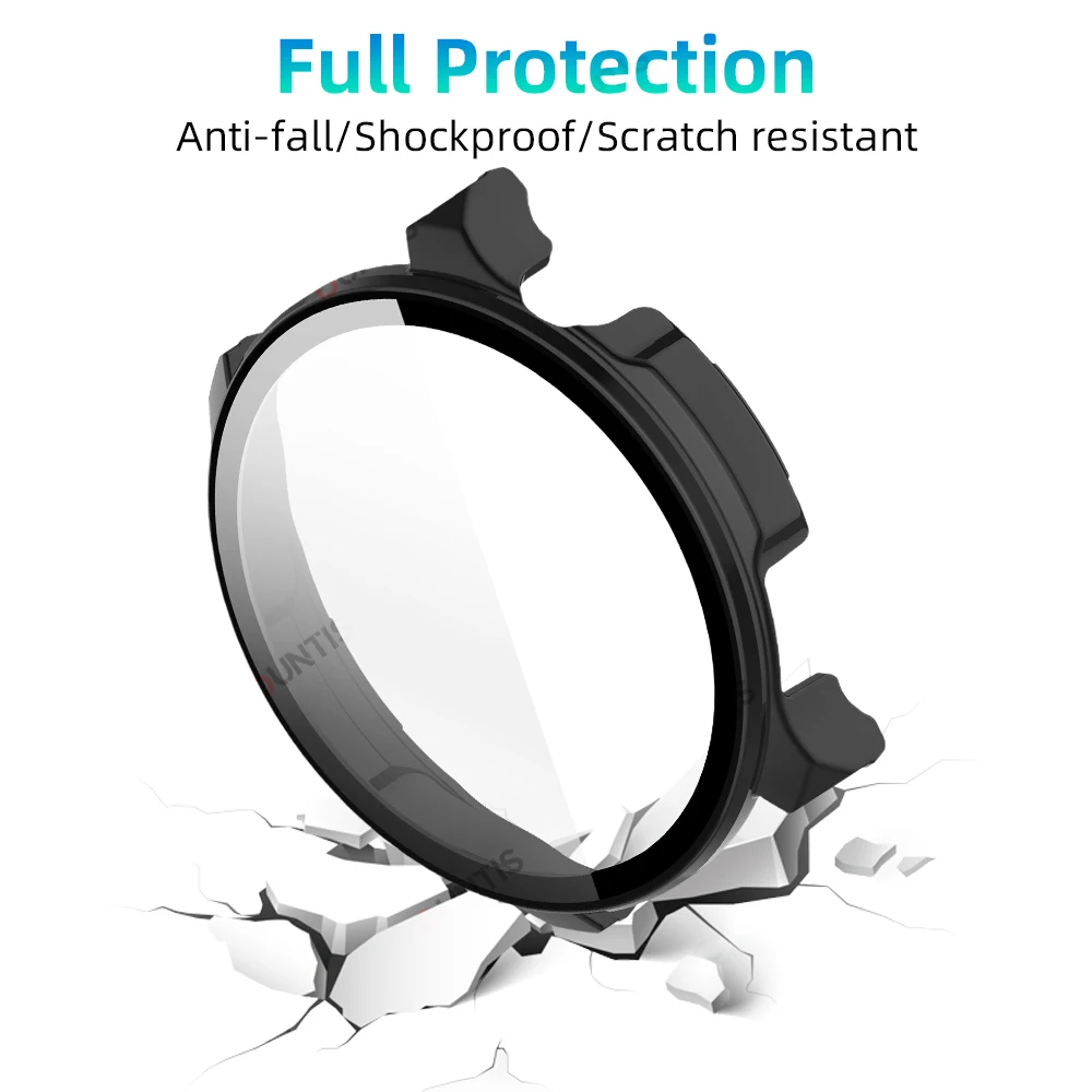 All-Around Protective Bumper Case with Glass Screen Protector - Anti-Scratch and Durable Cover