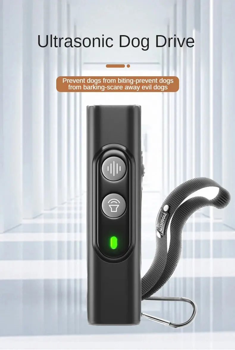 USB Rechargeable Ultrasonic Dog Repeller