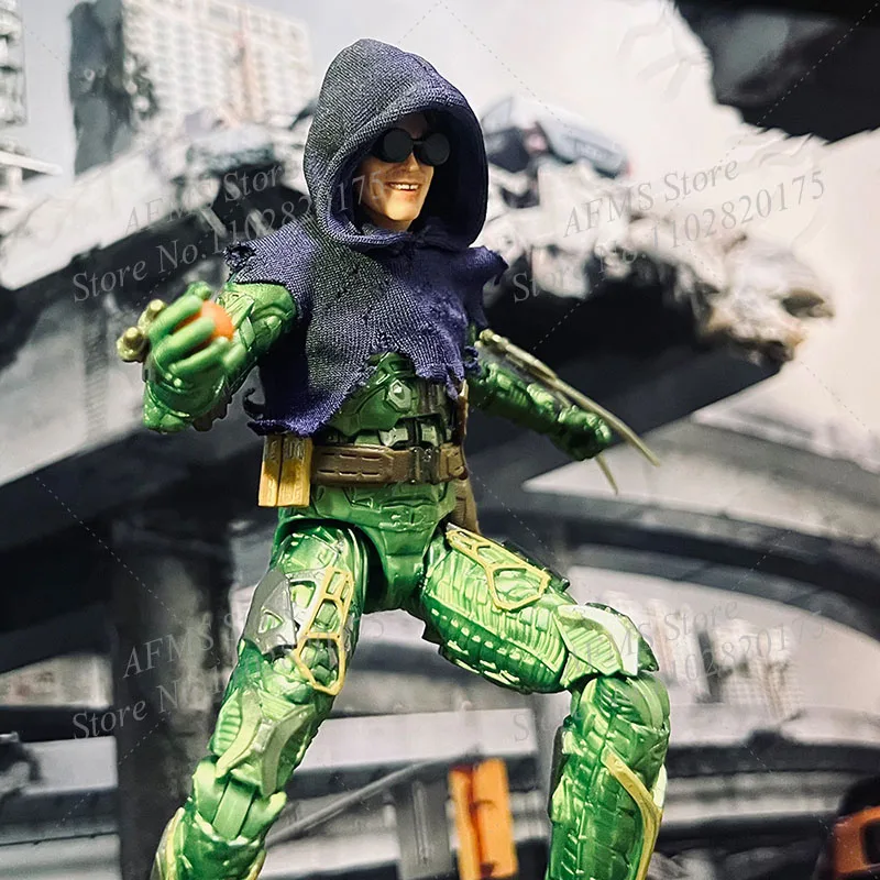 1/12 Scale Collectible Figure Damaged Hoodie Green Goblin Spider