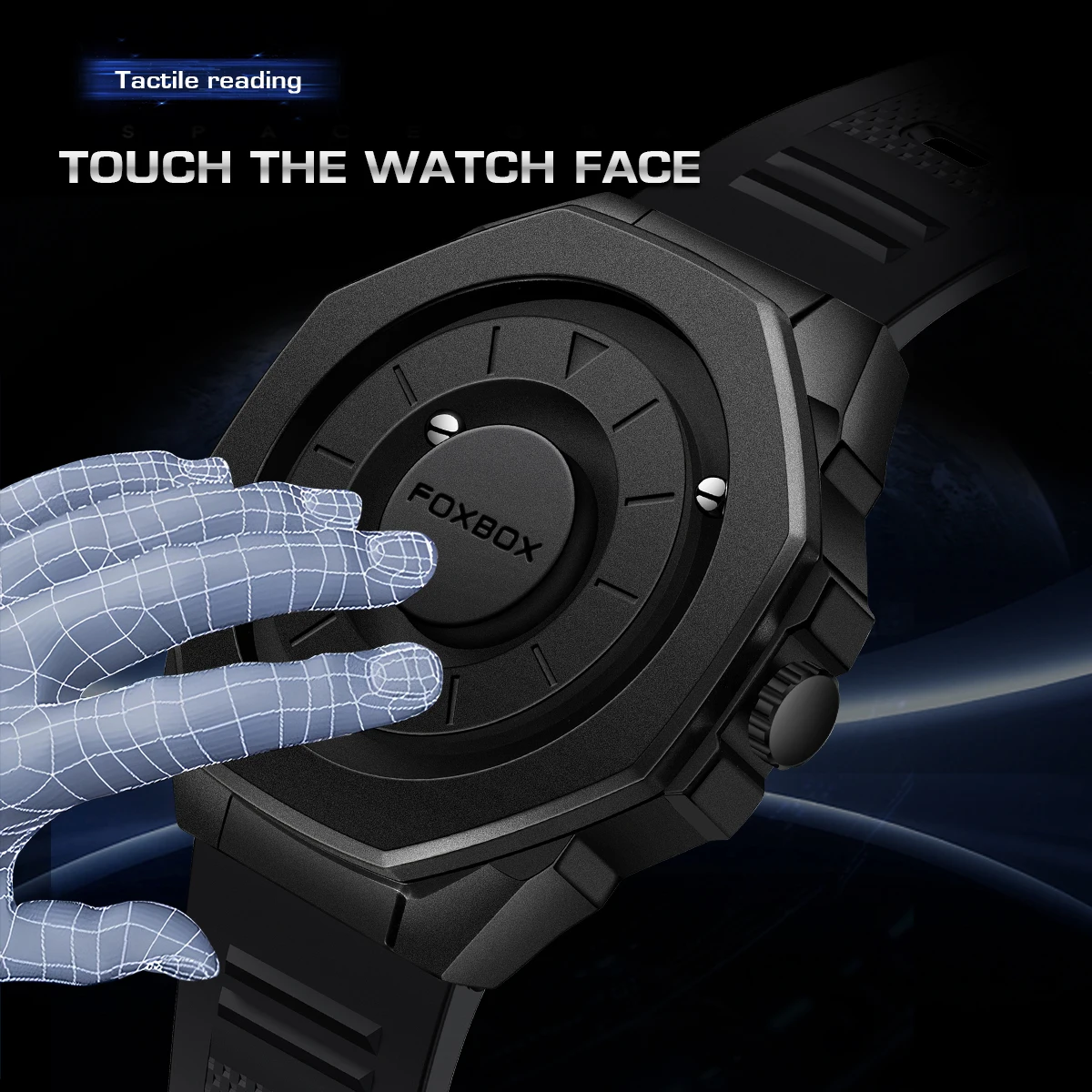 2025 New Men Watch FOXBOX Original Brand Luxury Rolling Bead Design Quartz Wrist Watches For Men Fashion Waterproof Watch Men