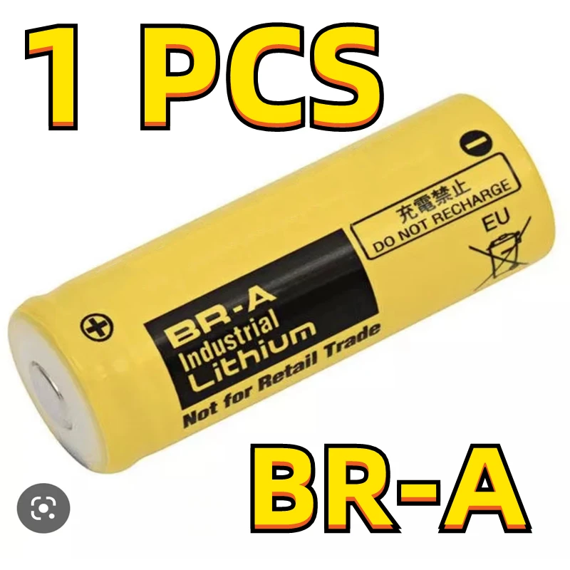 FANUC-batería de litio BR-A CR17450, piezas PLC originales, 3V, 1800mAh, BR-AT2SPE, 1 ud.