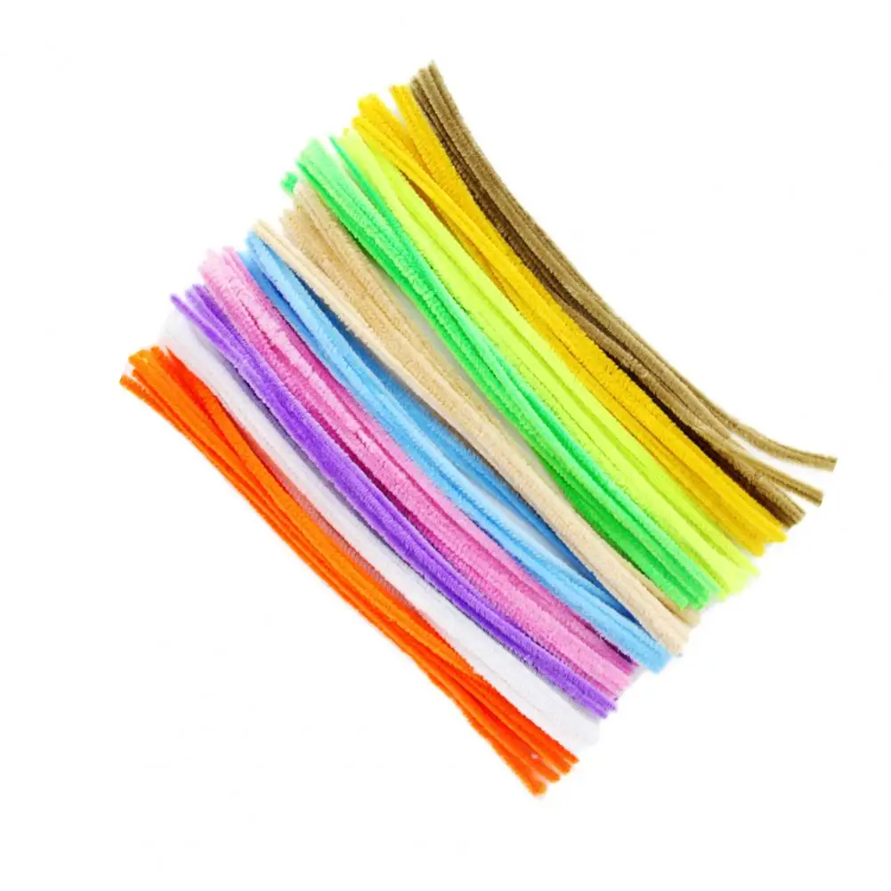 Colorful Chenille Stem Pipe Cleaners for DIY and Crafts Pack of 300 