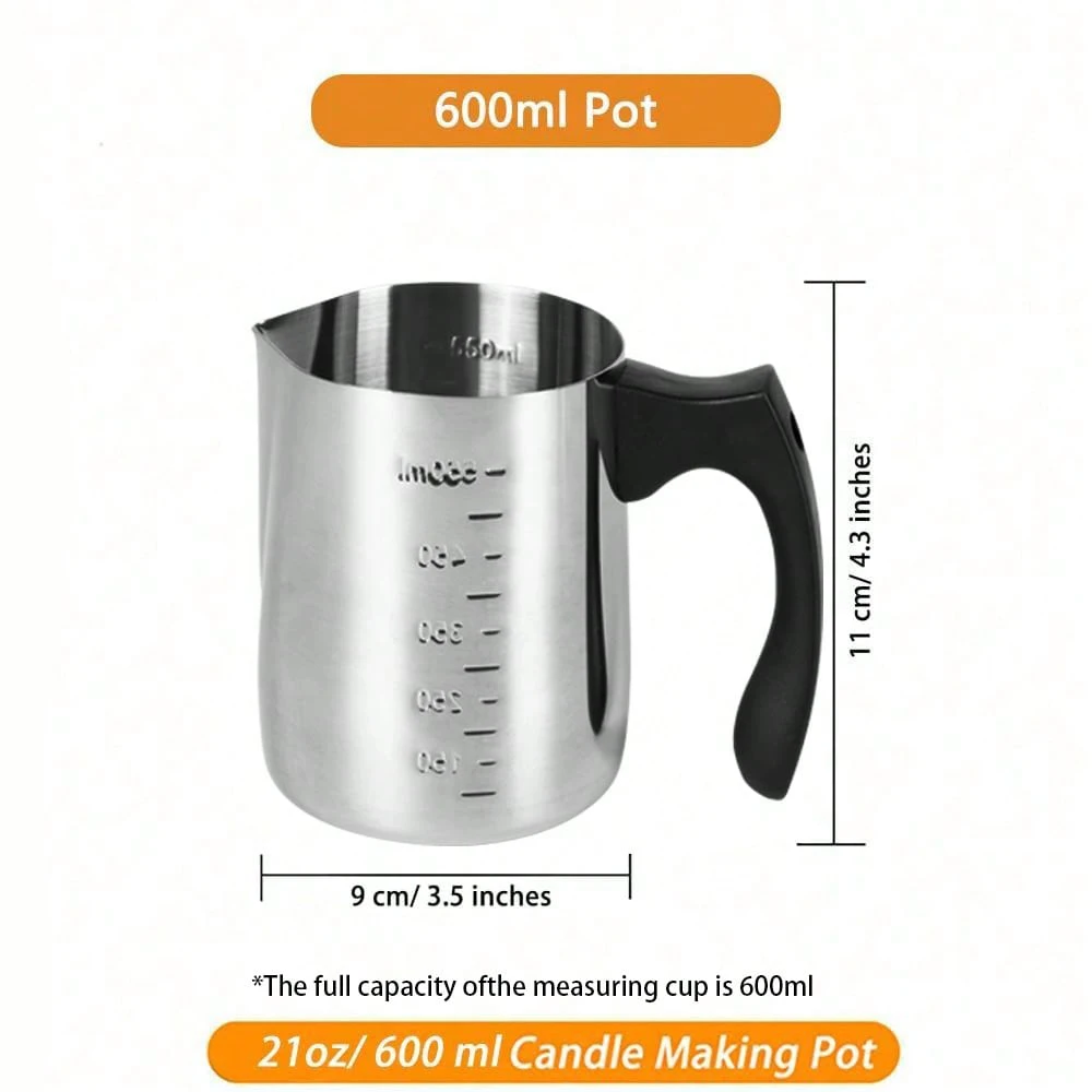 Candle Making Starter Kit with Pouring Pot and Craft Tools