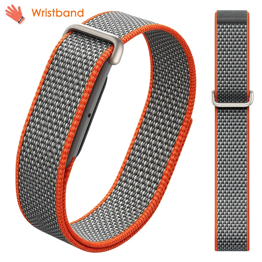 Nylon Woven Breathable Sport Fitness Tracker Adjustable Strap