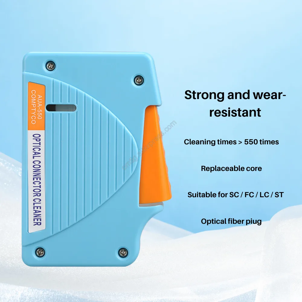 12pcs/set Professional Fiber Optic Cleaning Set with Cleaning Microscope and Free Shipping