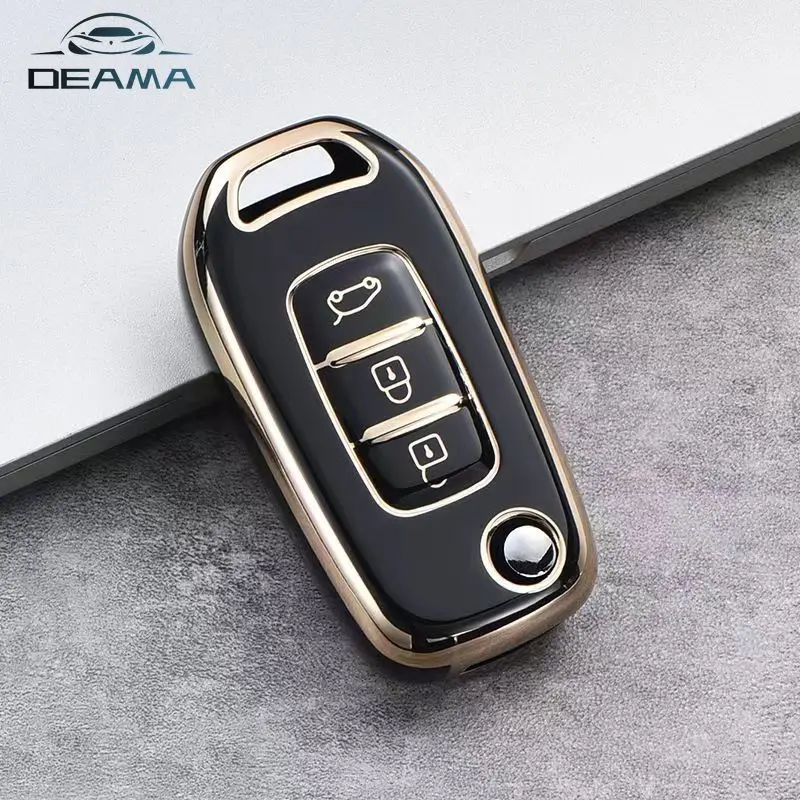 TPU Car Key Case Cover For Renault TWingo 3 Duster Captur Logan Laguna Scenic For Dacia Logan 2021 Key Cover Remote Shell