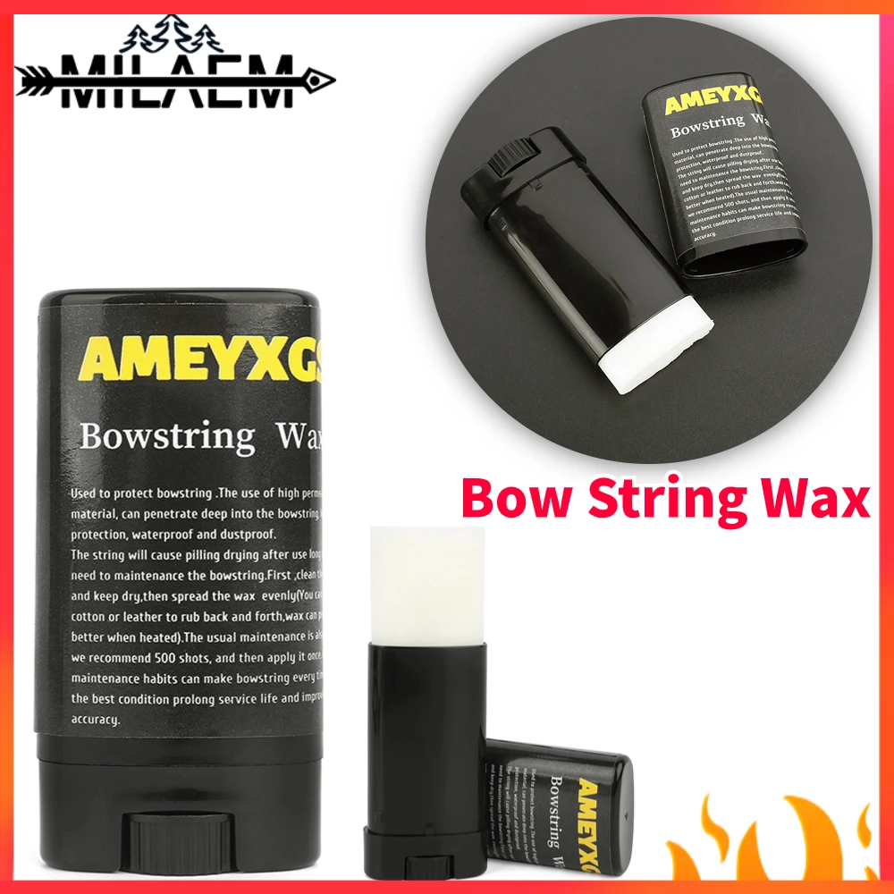 Archery Bow String Wax Tube Protect Recurve Bow / Compound Bow String Lube Maintain Elasticity Universal Tools Lubricant Paste archery bow string wax tube protect recurve bow compound bow string lube maintain elasticity universal tools lubricant paste